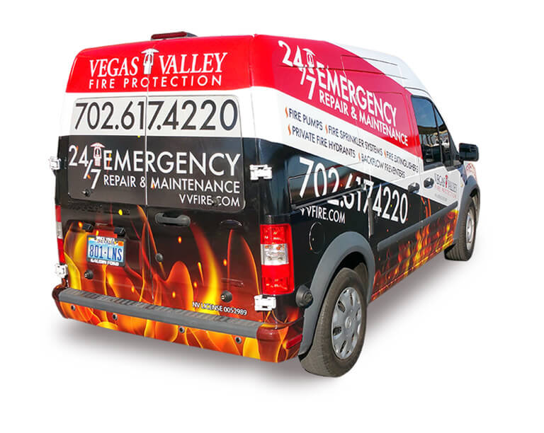 Vegas Valley Fire Protection - van 1